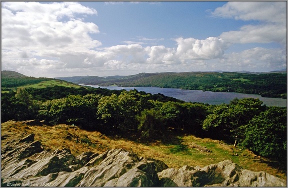 Lake Windermere from Tower Rock