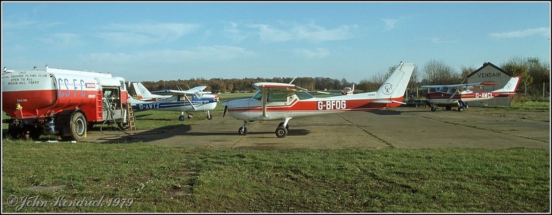 G-BFOG, G-AWCL and G-AWTJ at Biggin Hill