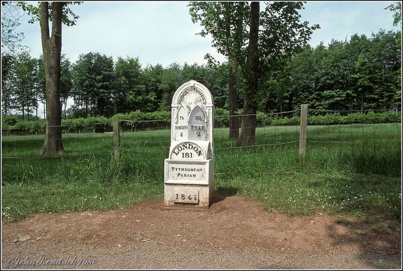 Welsh style signpost