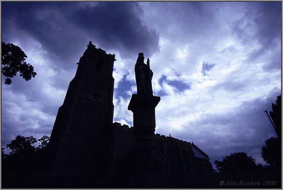 14 Ranworth Church Silhouette