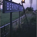 20 Berney Arms Station name and lamp at twilight