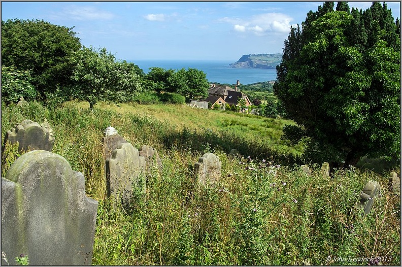 Robin Hood's Bay from Old St. Stephen's Church, Fylingdales, North Yorkshire