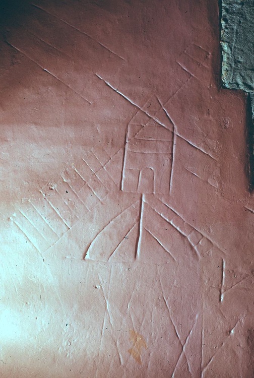 5.089 Ancient Graffiti, St. Briavels Castle, Lydney