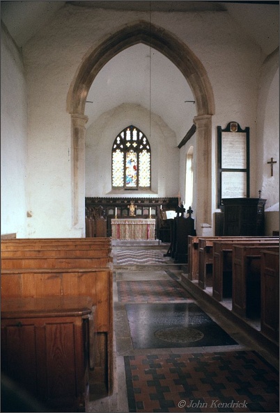 6.130 St Andrew, Willingale Spain Church Interior, Essex