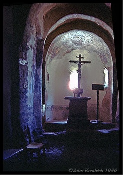 6.10a Church interior, Sant Romà de les Bons, Encamp