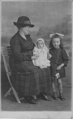 Hilda and Anne with Mrs Williams (nurse)