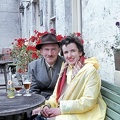 Hilda and Fred at Scalby Mills (August 1960)