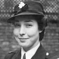 Anne's friend Joyce in uniform