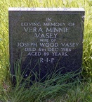 Ebberston - Vera Minnie Vasey grave
