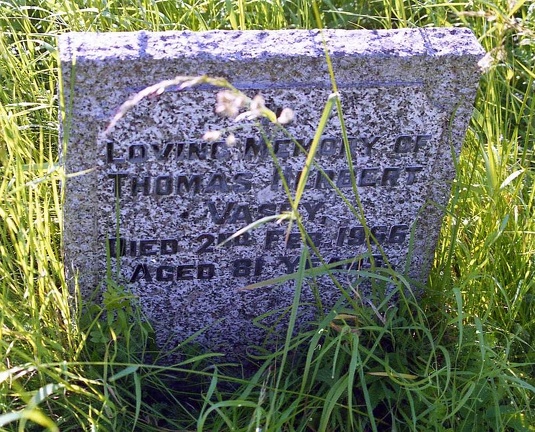 Ebberston - Thomas Herbert Vasey grave