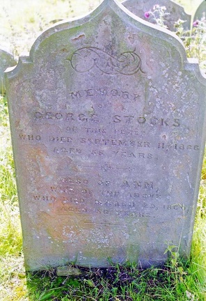George & Ann Stocks grave, Messingham, Lincolnshire