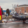 Emergency Dinghy at Foss Bank Roundabout