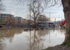 River Foss flooding, Huntington Road, York