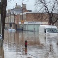 River Foss flooding, Huntington Road, York