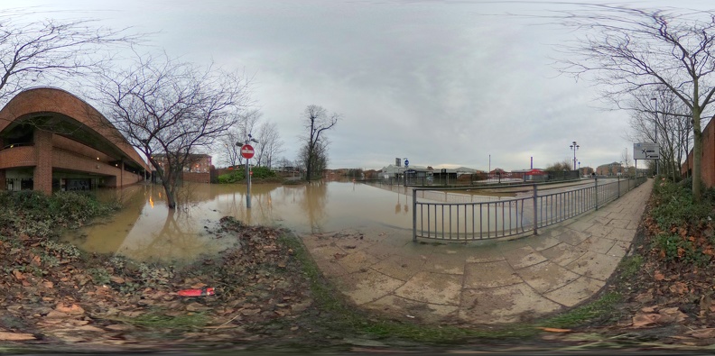 Foss Bank Road flooding, York. Dec 2015