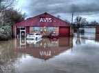 Flooded Avis, Layerthorpe, York. Dec 2015