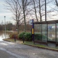 Foss Bank Bus Layby, York flooding, Dec 2015