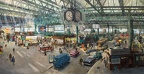 Terence Cuneo’s 1967 depiction of Waterloo Station