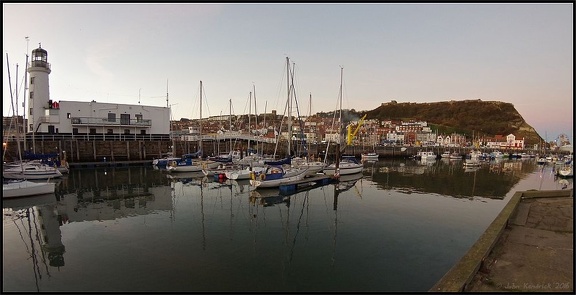 Scarborough Harbour at Dusk