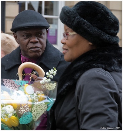 John and Margaret Sentamu at Tadcaster