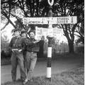 The old 'Ham Sandwich' signpost, near Eastry, Kent (1971)