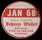 Radio Caroline Johnny Walker Kiss in the Car Licence