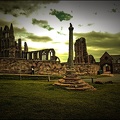 Whitby Abbey and Cross