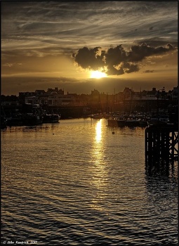 Bridlington Harbour Sunset