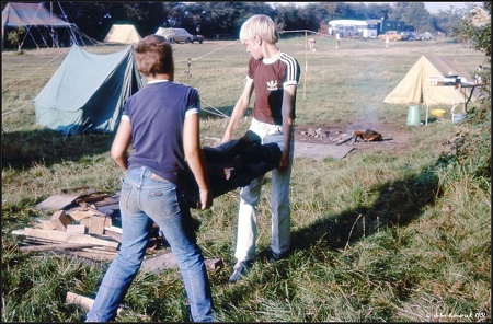 Fire Building, District Cooking Competiton 1981