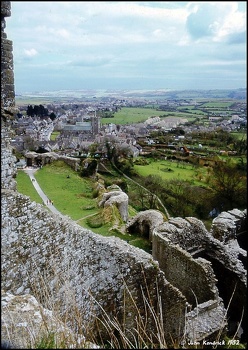 Corfe from Corfe Castle
