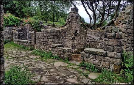 Ruined Cottages Folly, Terraced Gardens, Rivington