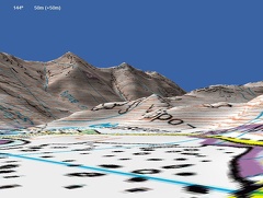77.07-D14 - 3D Map - Loch Duich towards Shiel Bridge from Ratagan, Scottish Highlands