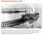 The Karamea at Oamaru, 1912
