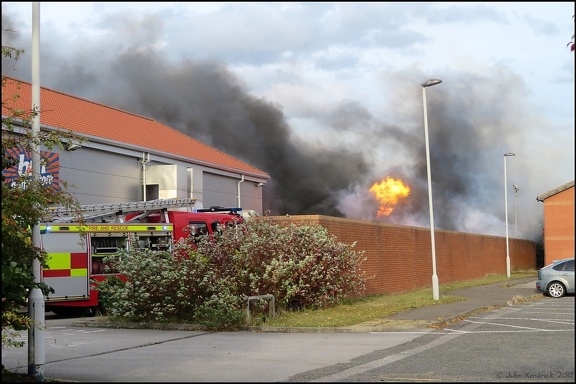 B&M, York, Fire