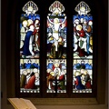 Greenstead Church, Altar & Stained Glass Window
