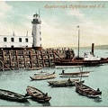 Scarborough Lighthouse and S.S. 'Cambria'