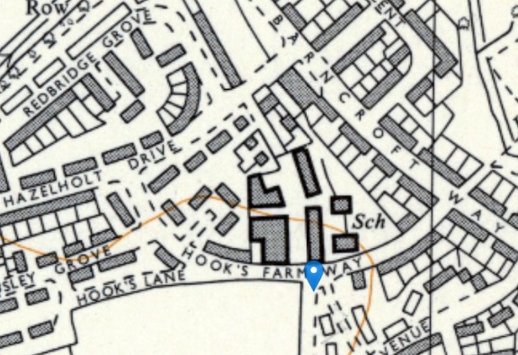 Stockheath County School, Hampshire OS 1963.jpg
