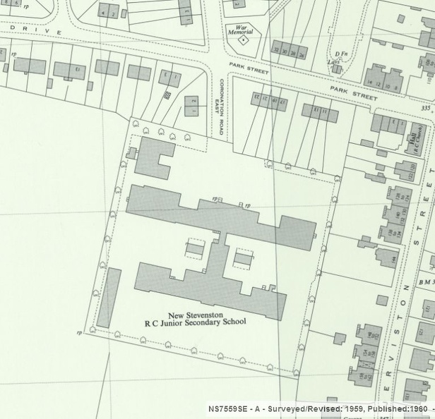 New Stevenston RC Junior Secondary School OS1960.jpg